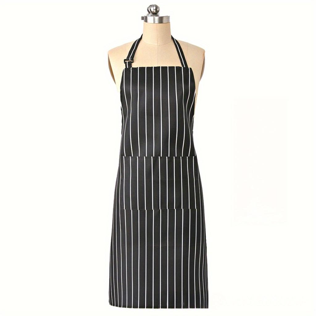 1pcs Kitchen Cooking Apron Chef Aprons With Pockets Catering Sleeveless Apron Men Woman BBQ Waiter Overalls Kitchen Accessories