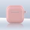 Custodia protettiva per Airpods 4 (2024) Custodia morbida in silicone per auricolari con clip per il trasporto, anti-caduta, antipolvere, facile da ricaricare, portatile, resistente alla polvere, auricolare