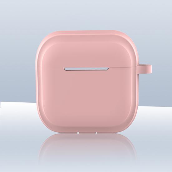 Custodia protettiva per Airpods 4 (2024) Custodia morbida in silicone per auricolari con clip per il trasporto, anti-caduta, antipolvere, facile da ricaricare, portatile, resistente alla polvere, auricolare