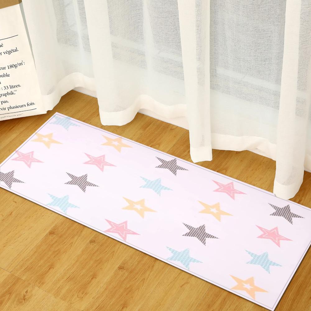 Small Fresh Household Door Mat, Kitchen Absorbent Strip, Bedroom Non-Slip Floor Mat, Living Room Carpet