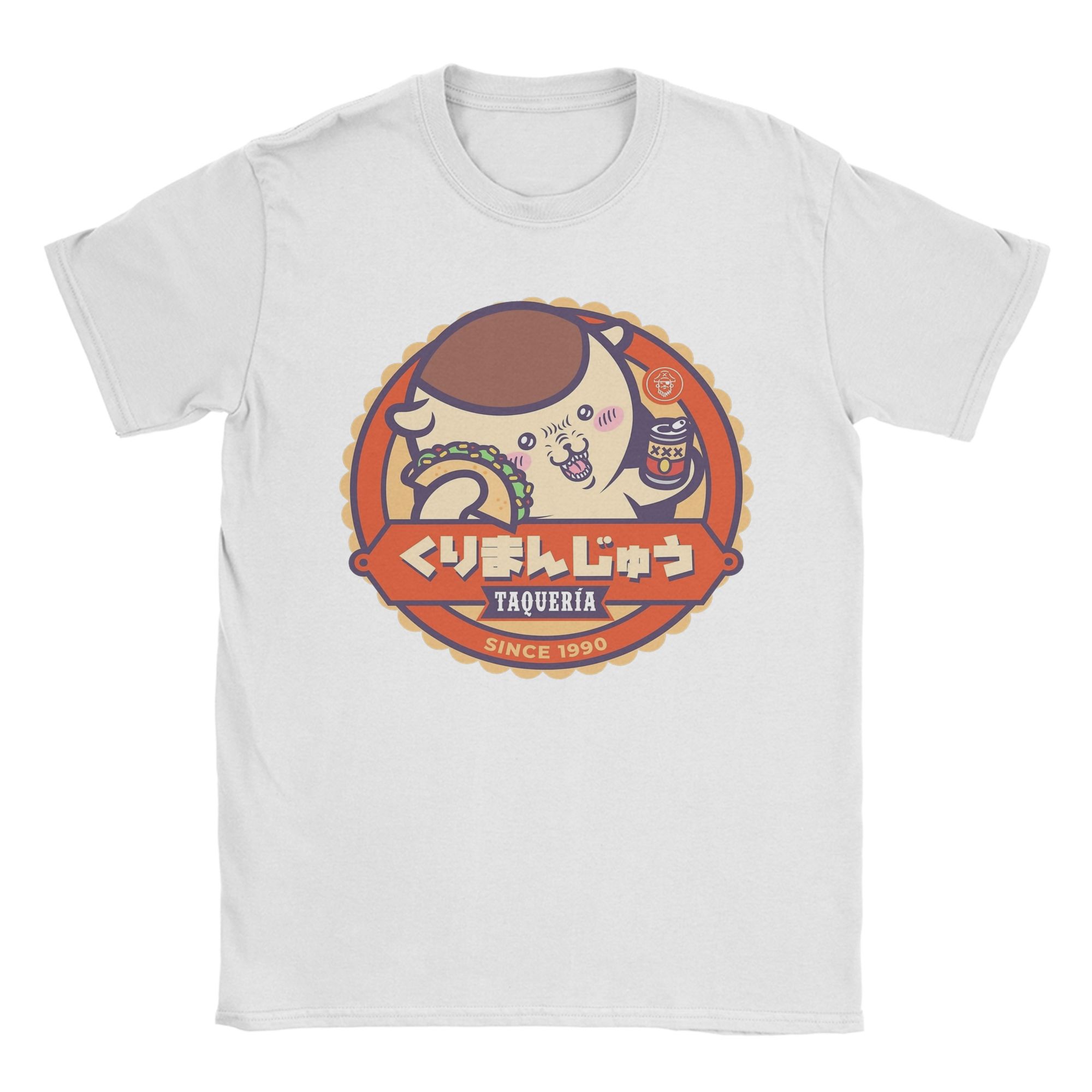 

KURIMANJU TACO Chiikawas T Shirt Mens Womens Cotton Creative TShirts Round Collar Tee Shirt Short Sleeve Clothes Graphic XL