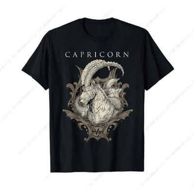 Steinbock Tierkreis T-Shirt Geburtstag Dezember-Januar