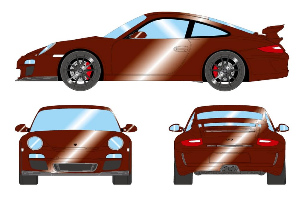 

Макияж EIDOLON Porsche 911 GT3 2010 Macadamia Metallic Готовый продукт 1/43 (997.2)