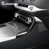 Trockenkarbonfaser für KIA Stinger 2018      Auto Mittel-Klimaanlagenrahmen Hartkarbonfaser-Abdeckung LHD Zierleisten Zubehör