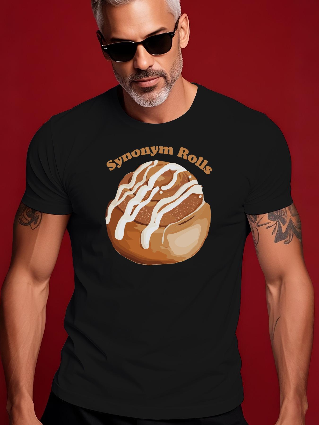 YNONYM ROLLS Graphic Tshirt - Maroon Summer Short Sleeve ... M