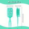 1pc 3-Prong Hollow Back Wet Curly Brush - Detangling Reduces Hair Pulling, Blow Drying Safe, Unisex Styling Tool ,hairbrush