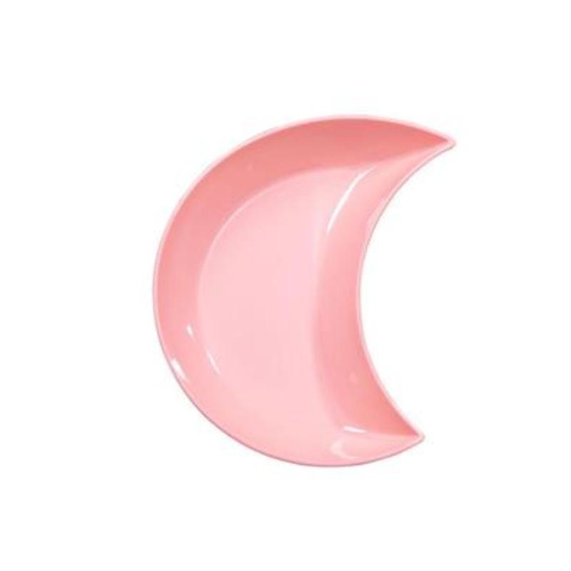 5 ks Kuchyňské jídelní talíře Půlměsícovitý bílý set Talíře Stohovatelné Jídlo Svačina Večeře Jídelní talíř Evropský styl Podnosy