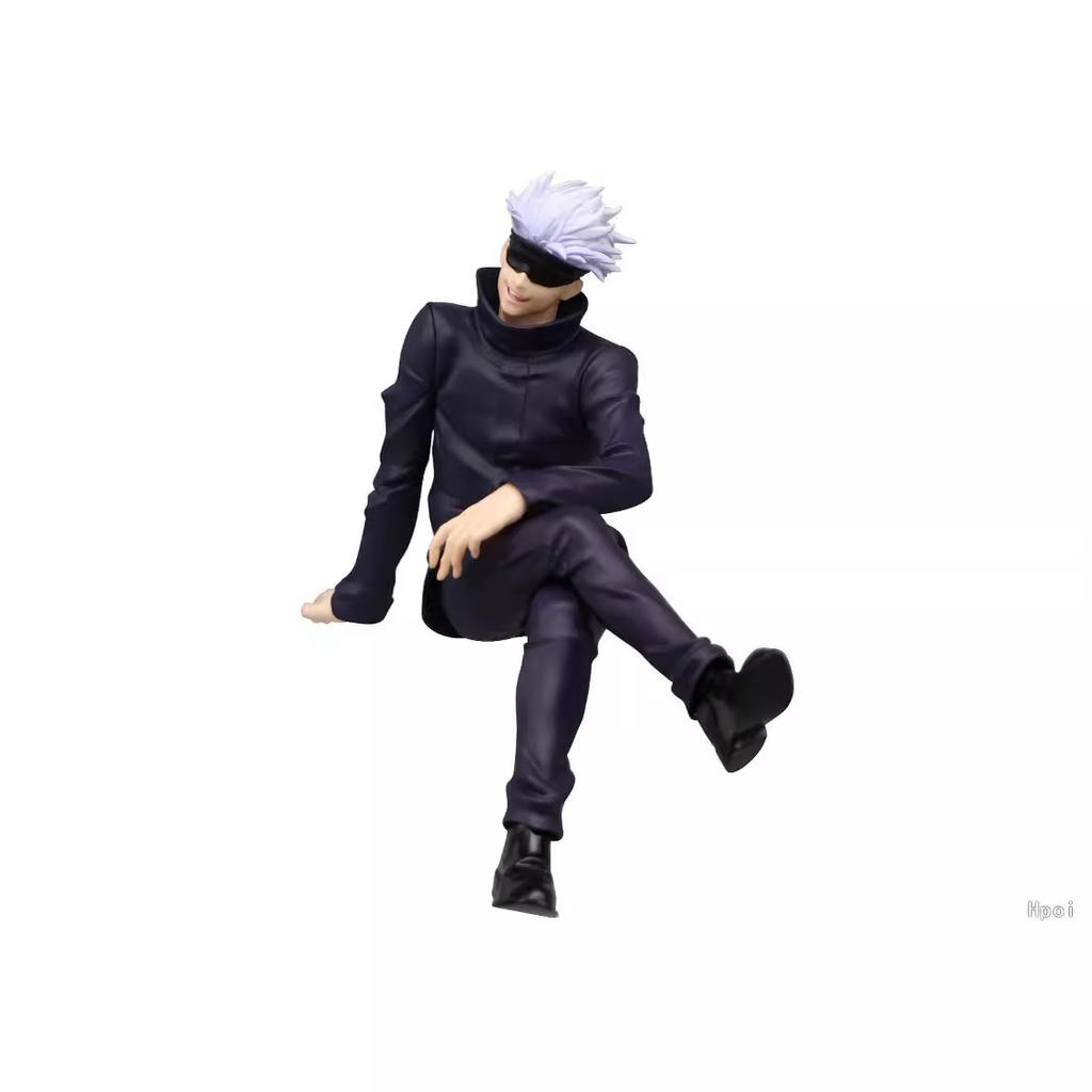 12cm One Piece Anime Figurka Luffy Sedící Pozice Akční Figurka Kolekce PVC Model Socha Figurka Hračka pro panenku k narozeninám
