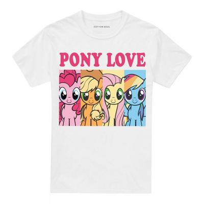 Herren Pony Liebe T-Shirt