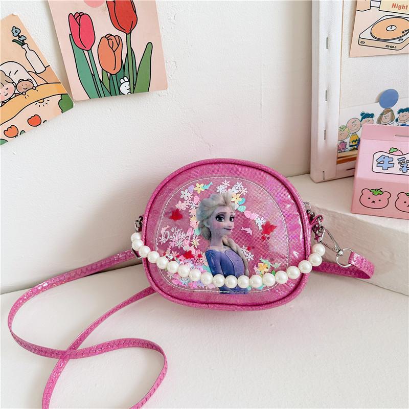 

Замороженная Эльза Принцесса Детская Сумочка Одноплечная Сумка Кроссбоди Подарок Мода Rose