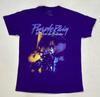 Camiseta Gráfica Prince And The Revolution Purple Rain Hombre Mediana Morado Música