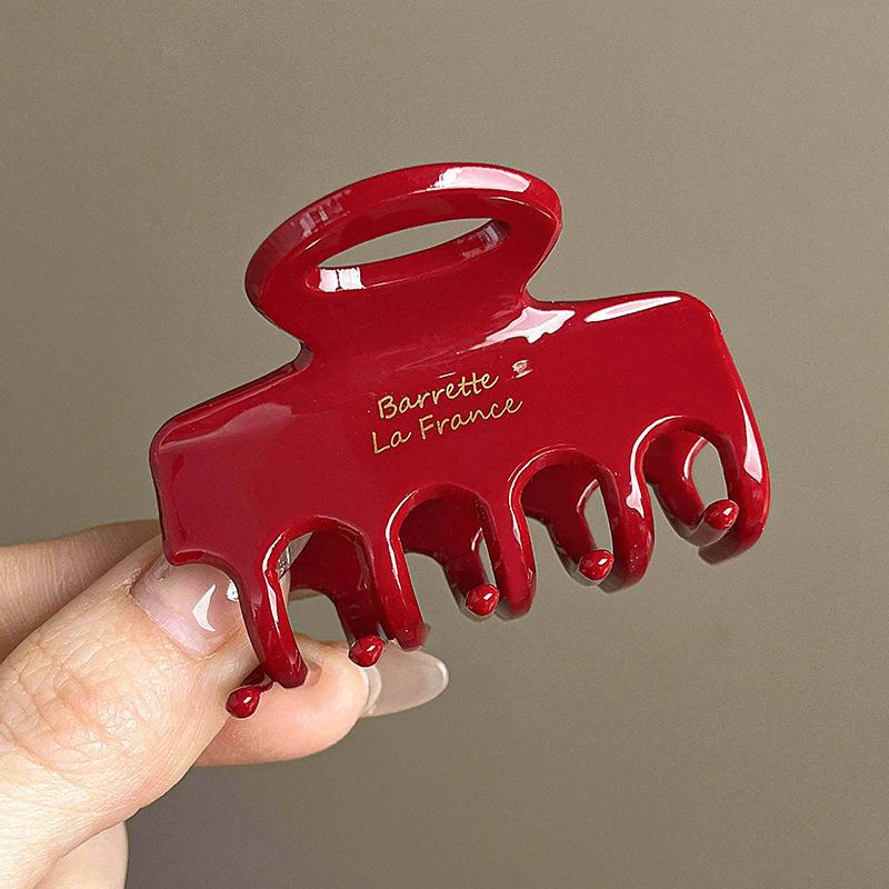 5.5cm Long Acetate Hair Clip for Women Girls Sweet Colorful Hair Claws Crab Clamp Barrettes Fashion Headwear Hair Accessories