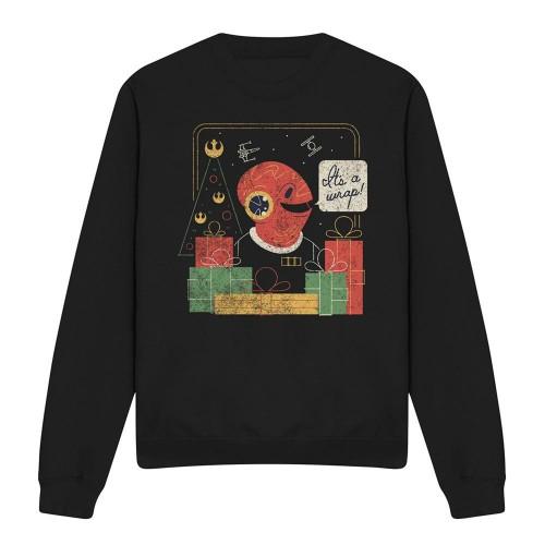 Star Wars Unisex Adult Wrap Trap Admiral Ackbar Retro Christmas Sweatshirt