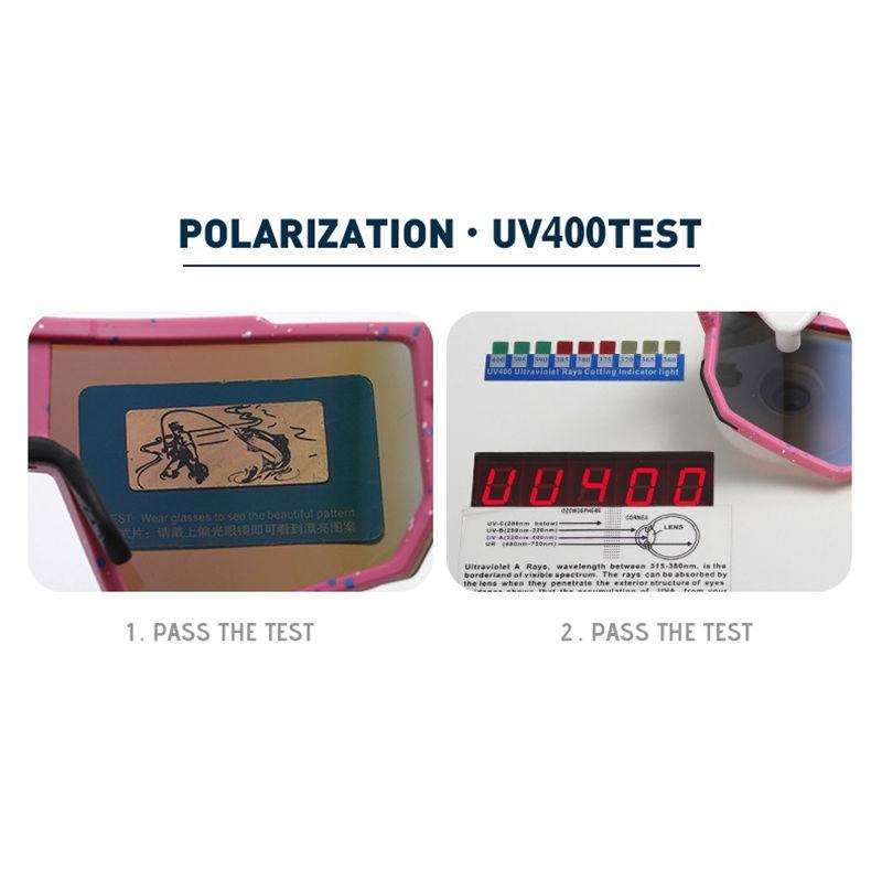 PC Frame Polarized Sunglasses for Women Men Unisex Outdoor Sports Fishing Driving Skiing Glasses Colorful Windproof Goggles GZW