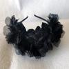 Elegant Bridal Headwear Solid Color Hair Garland Korean Bride Headdress  Photography Accessories