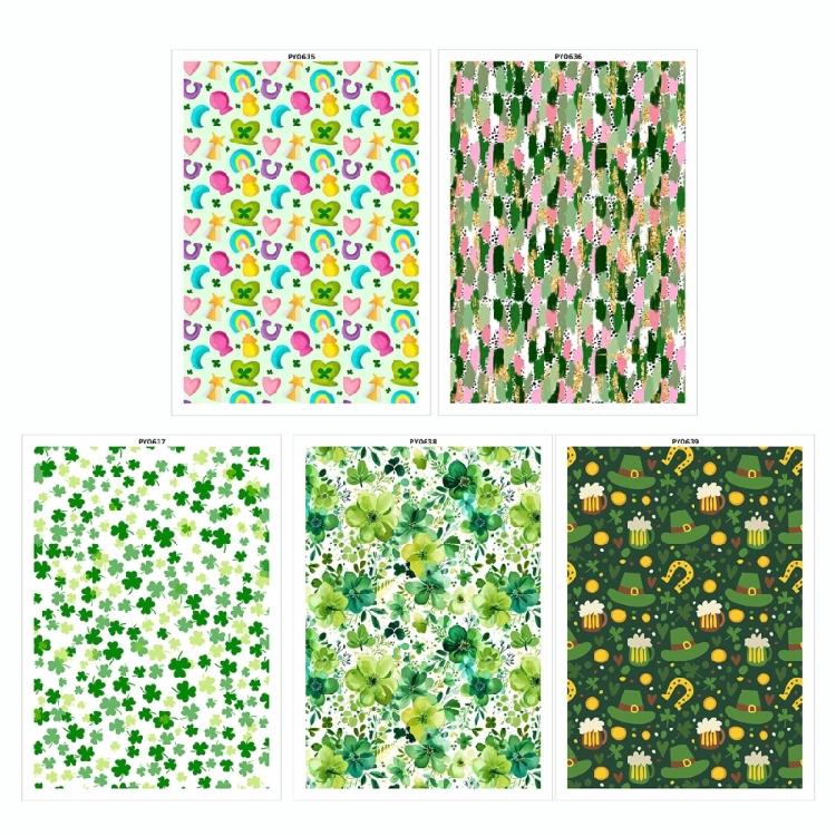 Sturdy Quality Water Transfer Stickers Party Decals For Patricks Day Event Ideal For Cups Gifts And Wall Art