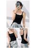Women's Padded One-Piece Vest, No-Cup, Non-Removable, High-End Tube Top Suspenders for Inner or Outer Wear