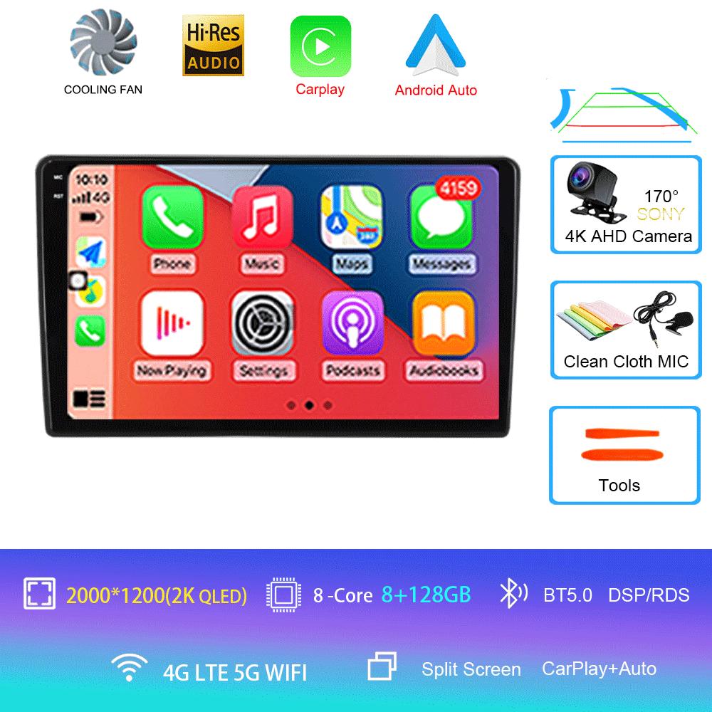 Android 14 Carplay Auto For Peugeot 308 T9 308S 2013-2017 Car Radio GPS Multimedia Video Player Stereo WIFI+4G DSP