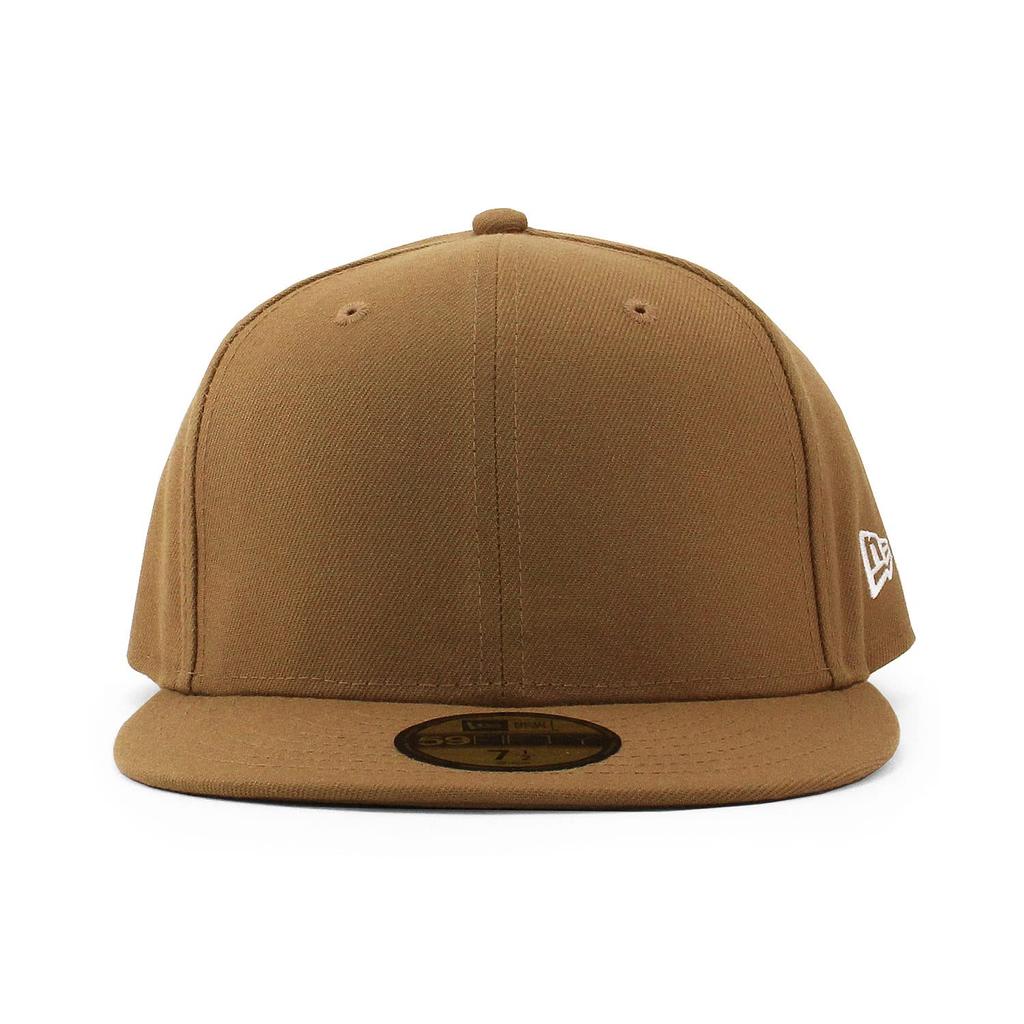 [New Era] 59FIFTY [BLANK BASIC FITTED CAPWHEAT-WHITE FLAG] Plain Blank Basic Plain Hat Cap (7 (approx. 55.8cm)) [Used]