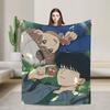 Go For It Nakamura Anime Flannel Throw Blanket  Blankets for Bedding Car Warm Plush Thin Quilt