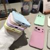 Fine hole liquid silicone is suitable for Apple 17PROMAX integrated button mobile phone case iPhone16 solid color protective case.