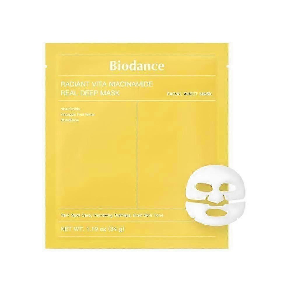 4-Pack Collagen Face Mask Sheet Set for Deep Hydration and Firming with Hyaluronic Acid and Plant Extracts