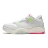 Li Ning Slip Resistant Abrasion Resistant Cushioning Low top Vintage Basketball Shoes Women's Gray Green Red AGBS032-3