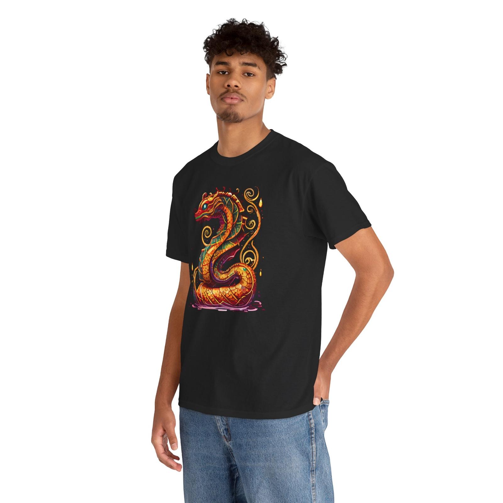 Naga with its serpent body Cryptozoology T-Shirt | Cryptid Shirt | naga Shirt Unisex T-Shirt S