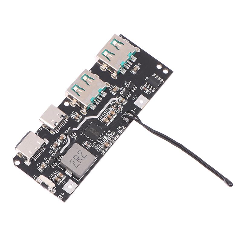 Qc4.0 Qc3.0 Led Dual Usb 5V 4.5A 22.5W Micro/Type-C Usb Mobile Powerbank 18650 Lademodul Temperaturschutz
