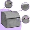 Serger Machine Cover With Pockets For Storage,Sewing Machine Dust Cover For Most Standard Sergers,Overlock Machine Cover