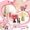 Romantic Theme Anniversary Card Heart Tree Design 3D Heart Tree Couple Card Pop-Up Mechanism Gift Cards Valentines Day