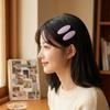 Japanese Cute Oval Duckbill Hair Clip for Women - Fresh, Fashionable Bangs and Top Clip