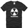 Nuclear Radiation Creative Life Printed T Shirt Unisex Short Sleeve O-Neck Cotton Unisex T-Shirt Cool Tee Shirt Homme Camisetas Hombre