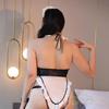 Maid Cosplay Plus Size Sexy Naked Apron Revealing Chubby XL 3XL Maid Outfit Costume Reverse Bunny Halloween Costume Outfit Extreme Perverted Erotic