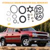 1 Set Car Hydraulic Booster Repair Kit Complete Seal Set Fit for Bendix Chevy Ford Dodge GM Chrysler 2771004 For Car