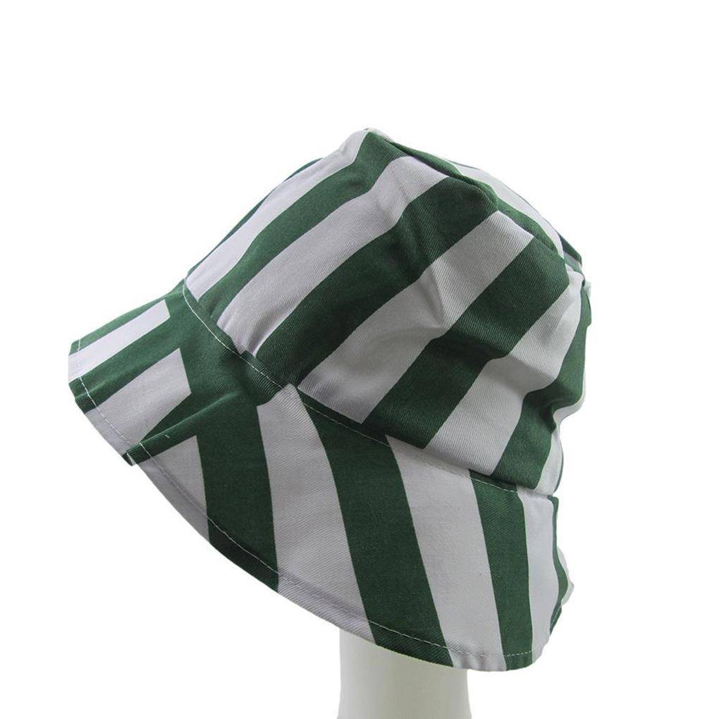Cosplay Hat Vertical Striped Men Women Summer Fashionable Cartoon Unisex Caps Bucket Hats Party Accessories Christmas