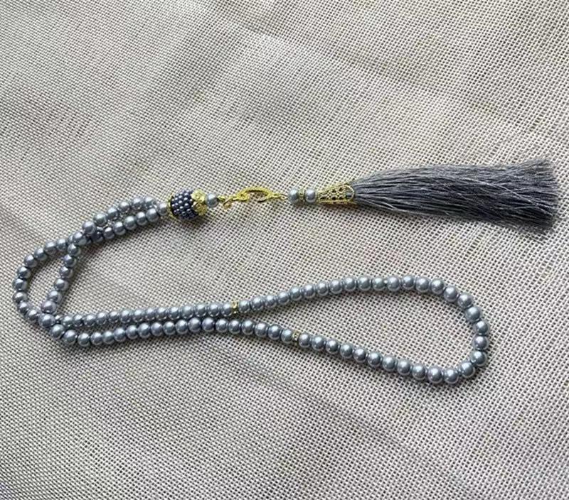 99 Muslim Prayer Beads and A Tassel Pendant, Typical of Middle Eastern Prayer Beads Bracelet