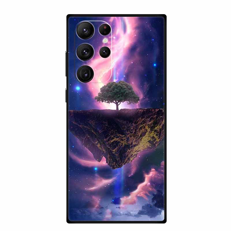 For Samsung S22 / S23 Ultra Case S23Ultra Black Silicone Soft Phone Case For Samsung Galaxy S22 Ultra Back Cover Case S 23 Ultra