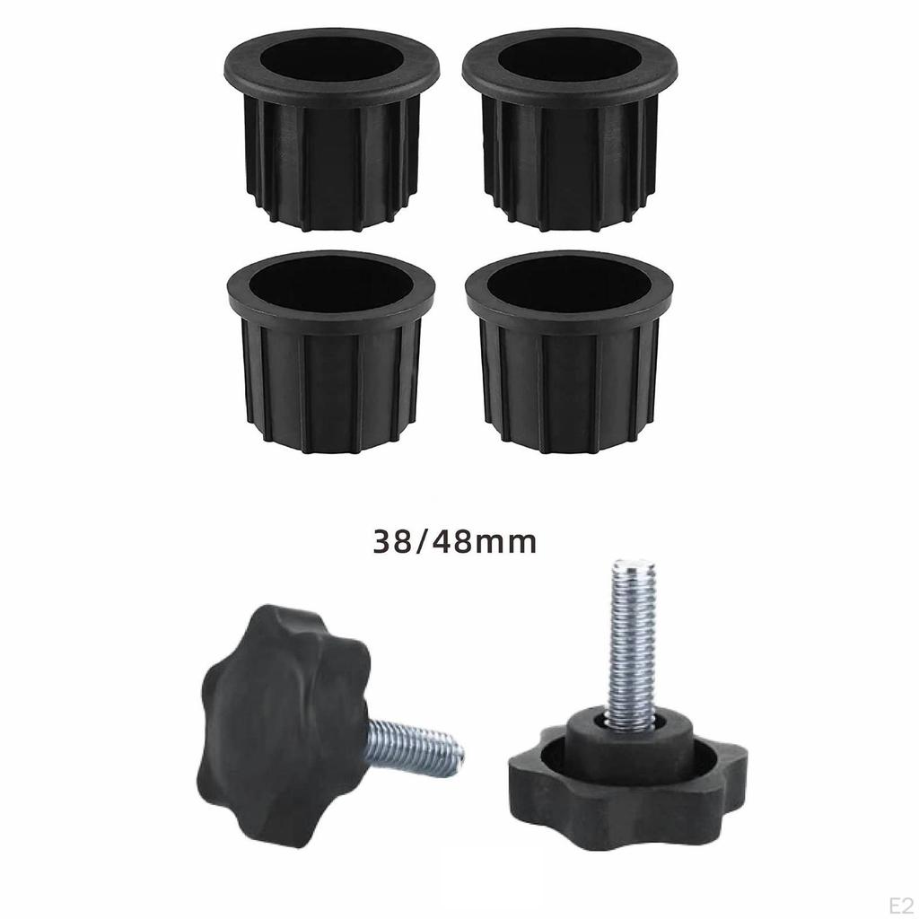 Paraplybase Stativ Hullringer Pluggdeksel Avtagbar feste Svart for hageterrasse