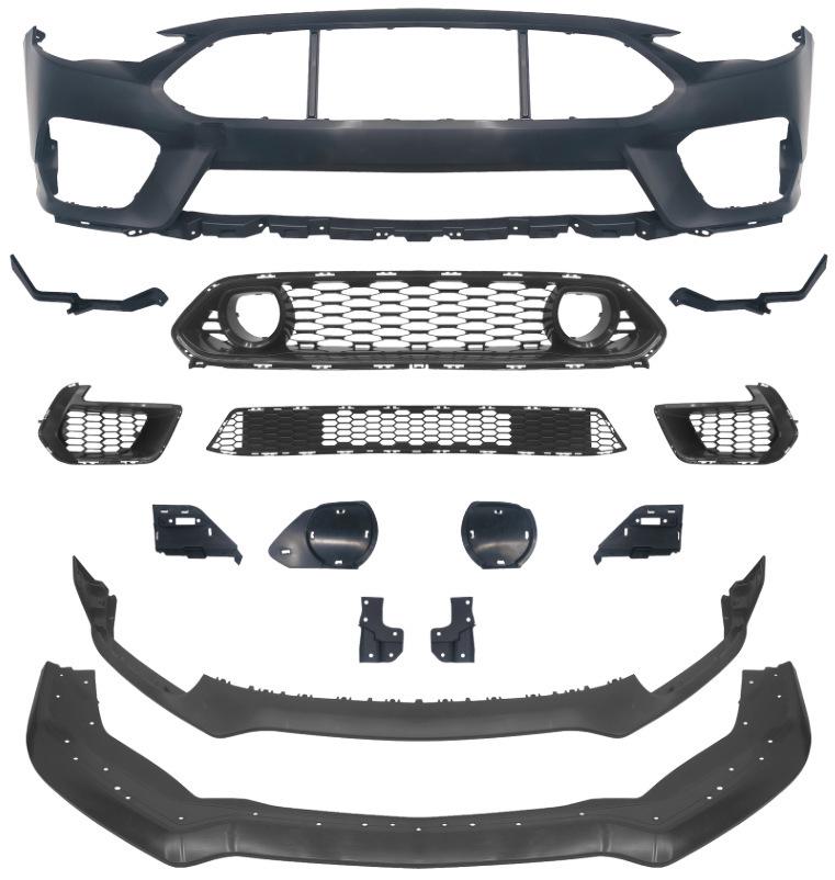 Compatible Front & Rear Bumper, Hood, and Fender for Ford Mustang GT500 Upgrade (2015-2023 Models)