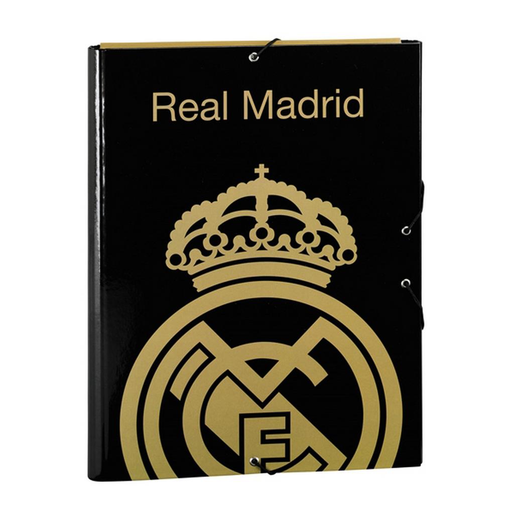 Real Madrid CF Official Football Crest Folio Cardboard Binder