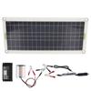 12V 30W Portable Solar Panel Kit with 220W Inverter Controller Polysilicon High Efficiency 2 USB Por