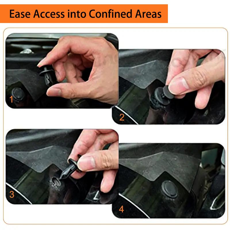 200PCS Universal Car Fixing Clip Six Sizes Of Mixed For Nissan Ford Honda Toyota Bumper Push Rivet Clip Auto Parts Removal Tools