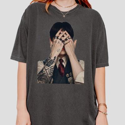 JK Bangtan Arirang Gömlek, Sevimli Yelkenli Mürettebat Estetiği Tişört, Arirang Turundan İlham Alan Ürün Moda Trend Tişört Erkek Kadın Vintage Üst Hip Hop Sokak Giyimi
