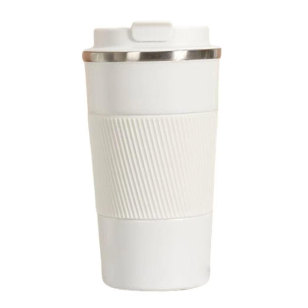 Double-layer Coffee Thermos 380ml/510ml Travel Thermal Mug Reusable Insulated Cup  Car Use