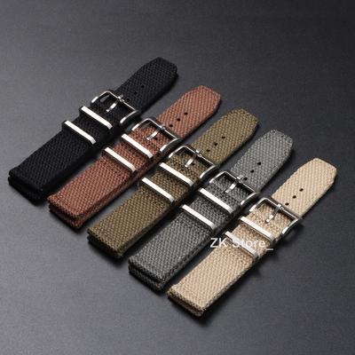 Nylon-Uhrenarmbänder 20mm 22mm für Seiko Armband für Herren Militärisch Lässig Armee Sport Armband Gürtel Schnellwechsel-Stifte Armband