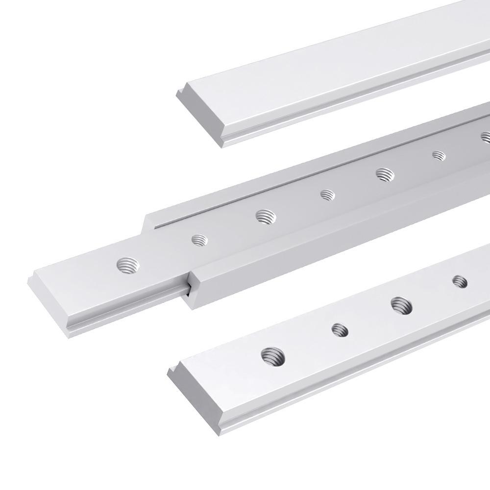 300mm Linear Slide Rail & Block: Aluminum Groove Slide for Table Saw, Engraving Machine, & Workbench DIY Modifications.