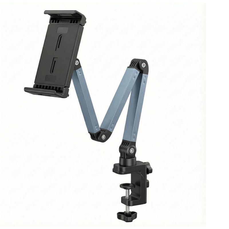 

Multi-Device Adjustable Tablet and Phone Stand with Mechanical Arm Standard сірий колір/синій