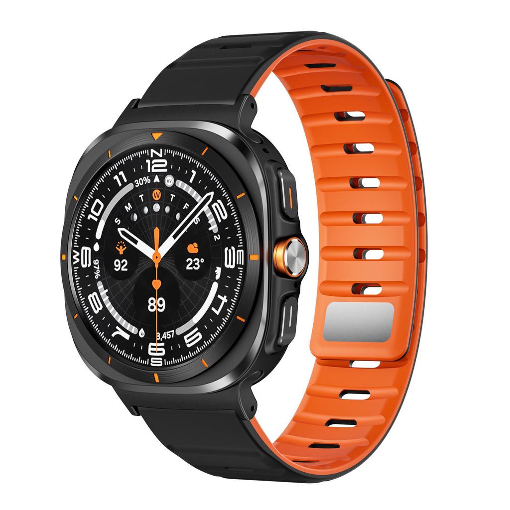 Stylish Silicone Magnetic Strap for Samsung Watch 7 Ultra
