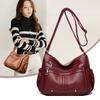 Fashion Single-shoulder Crossbody Bag with Large Capacity and Simple Design, Perfect for Moms, Featuring Multiple Pockets.